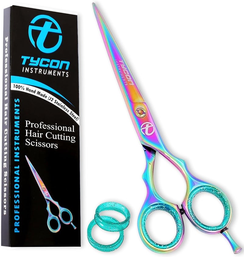 Tycon Instruments Tycon Hair Cutting Scissors Professional 6.5" – Japanese Stainless Steel, 2.7" Razor Edge Blade Barber Scissors – Ergonomic design - Precision Hair Scissors for Smooth Cutting - Salon & Personal Use - Image 1